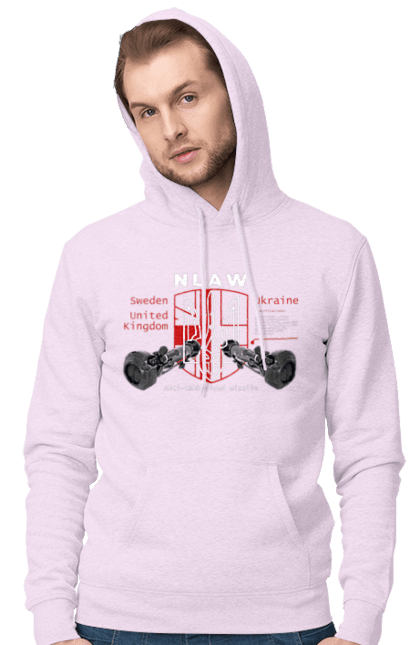 Чоловіче худі з принтом "NLAW". Caesar, himars, nlaw, patriot, weapon, zaluzhny. 2070702