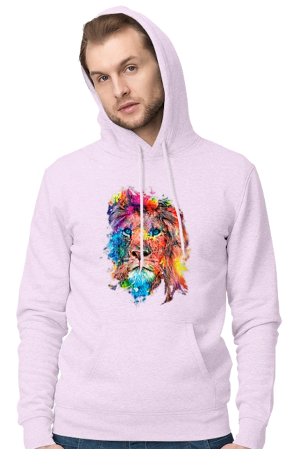 Лев із фарби