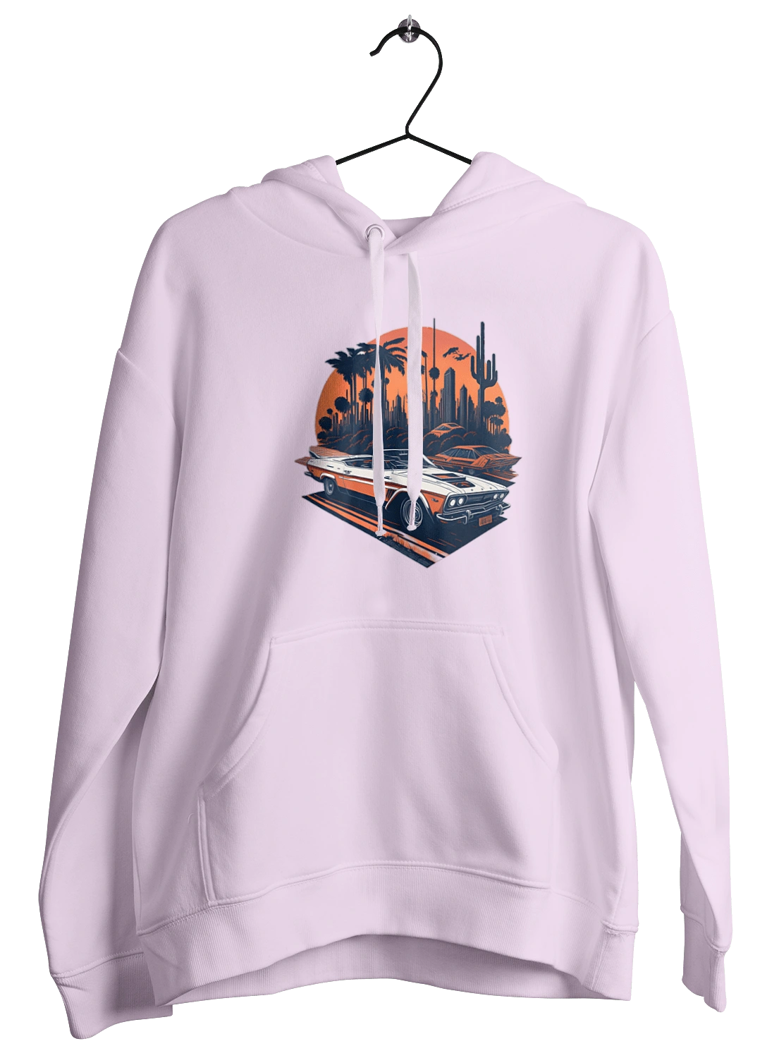 Красивая машина на закате