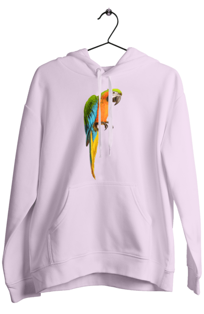Men`s hoodie with prints Just A Parrot. Birdie, parrot. 2070702