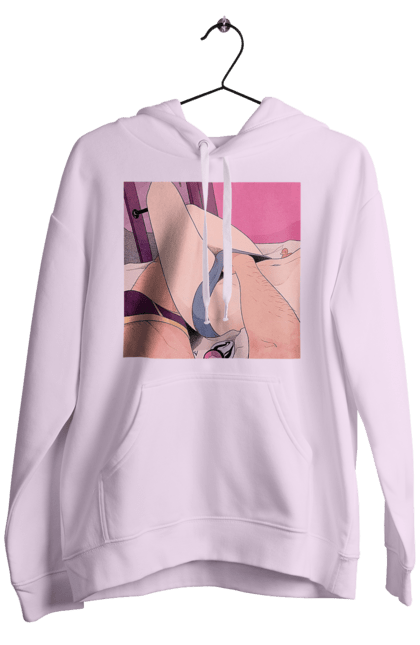 Чоловіче худі з принтом "Чоловіча Рука В Жіночих Трусиках". Гра, ліжко, труси. 2070702