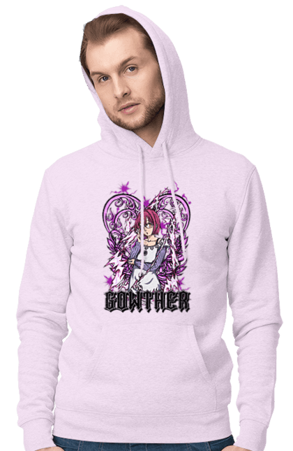 Men's hoodie with prints Seven Deadly Sins Gowther. Adventures, anime, comedy, fantasy, gowther, manga, seven deadly sins. 2070702