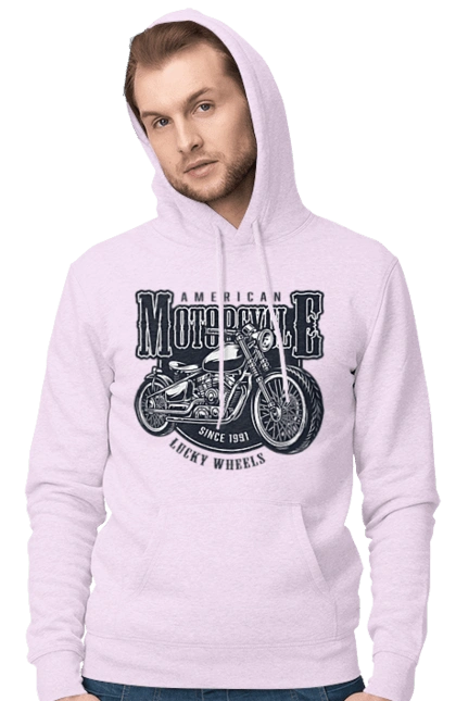 Крутой винтажный мотоцикл