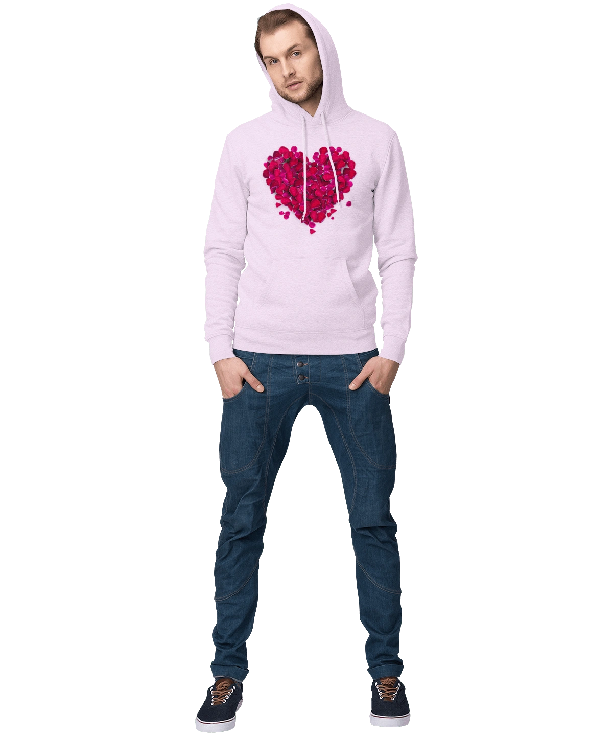 Сердце Из Лепестков Роз