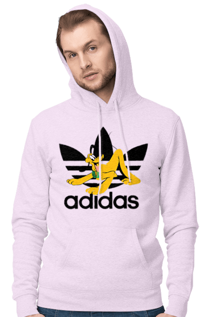 Чоловіче худі з принтом "Adidas Плуто". Adidas, pluto, адідас, мультсеріал, плуто, серіал, собака. 2070702