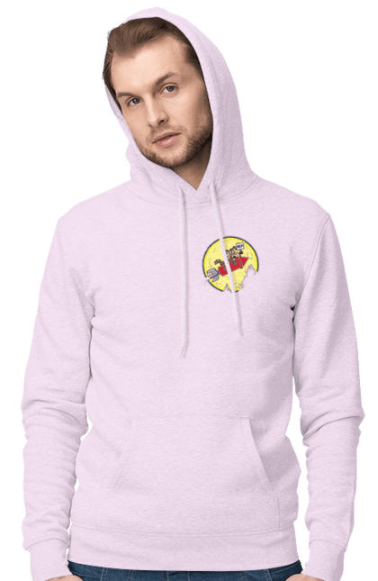 Чоловіче худі з принтом "Хитрий кайот". Антигерой, вайлі кайот, веселі мелодії, віллі, злодій, кайот, не відчуває болю, персонаж мультфільму, північноамериканський кайот, уайлі, швидкий та сміливий. 2070702