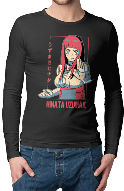 Чоловічій лонгслів з принтом "Наруто Хіната Х'юґа". Hinata, hinata hyuga, hyuga, naruto, аніме, манга, наруто, х юґа, хіната, хіната х юґа. 2070702