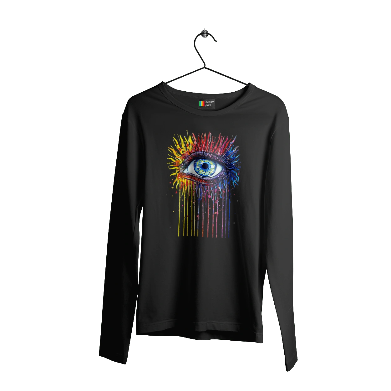 Colorful Flowing Eye