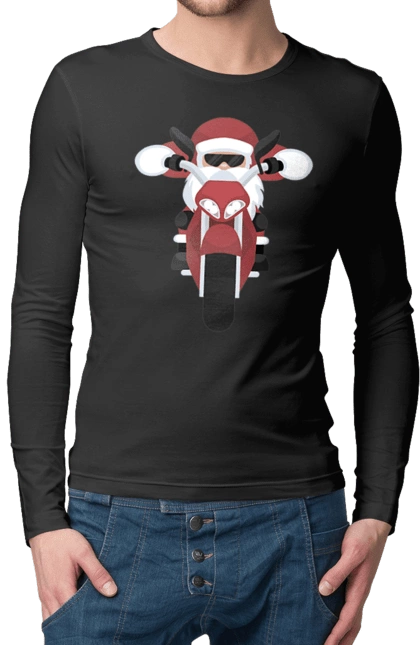 Санта на мотоциклі