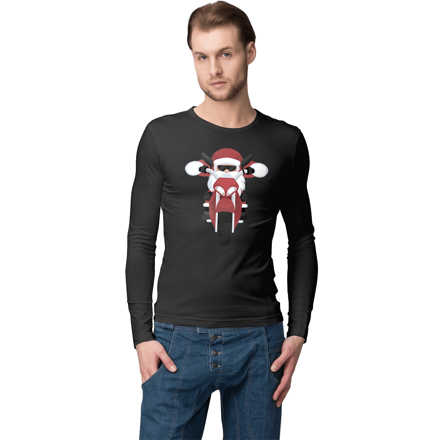 Санта на мотоциклі