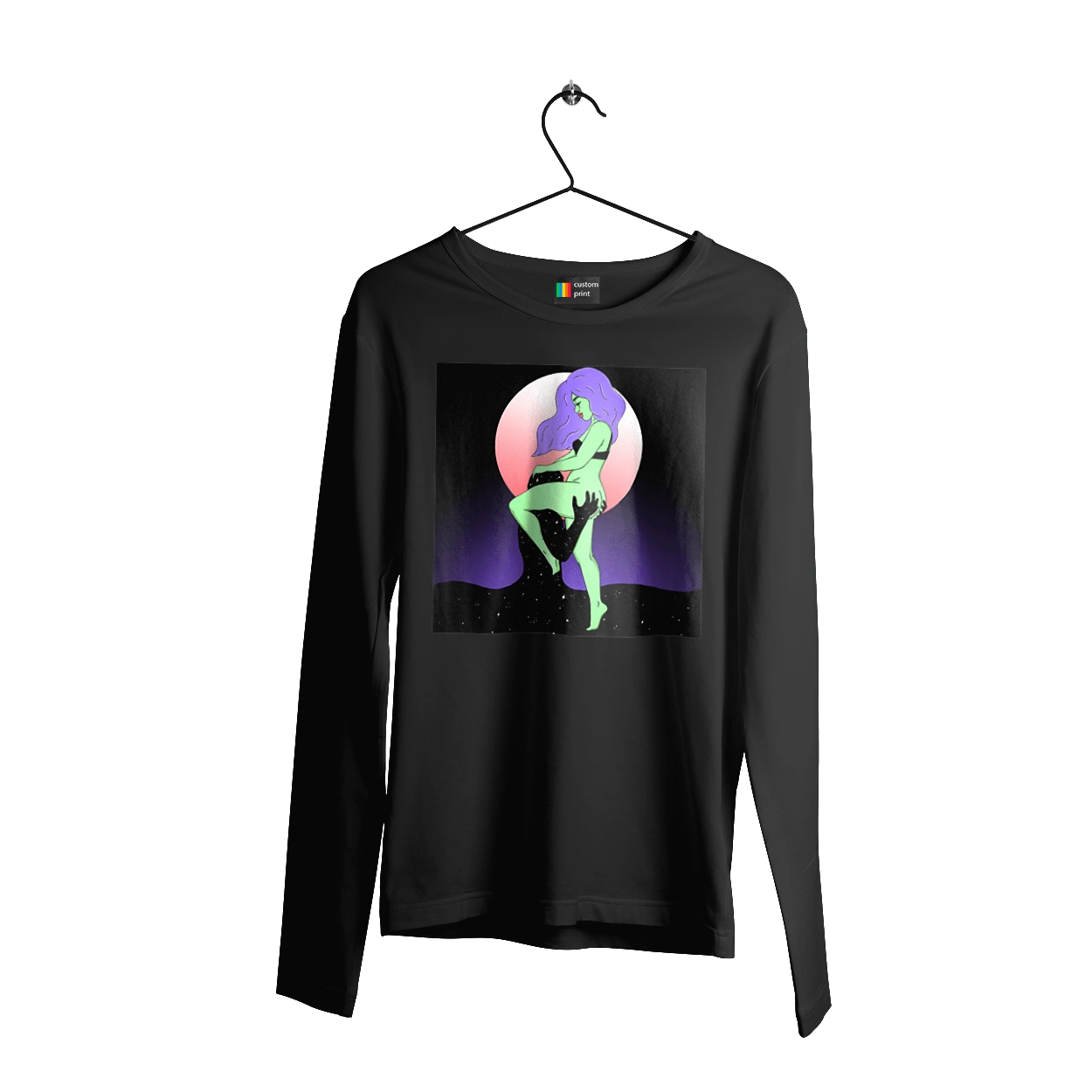 Зелена Дівчина І Місяць