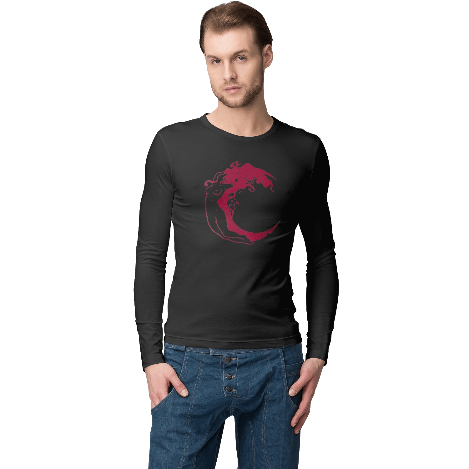 Дівчина місяць