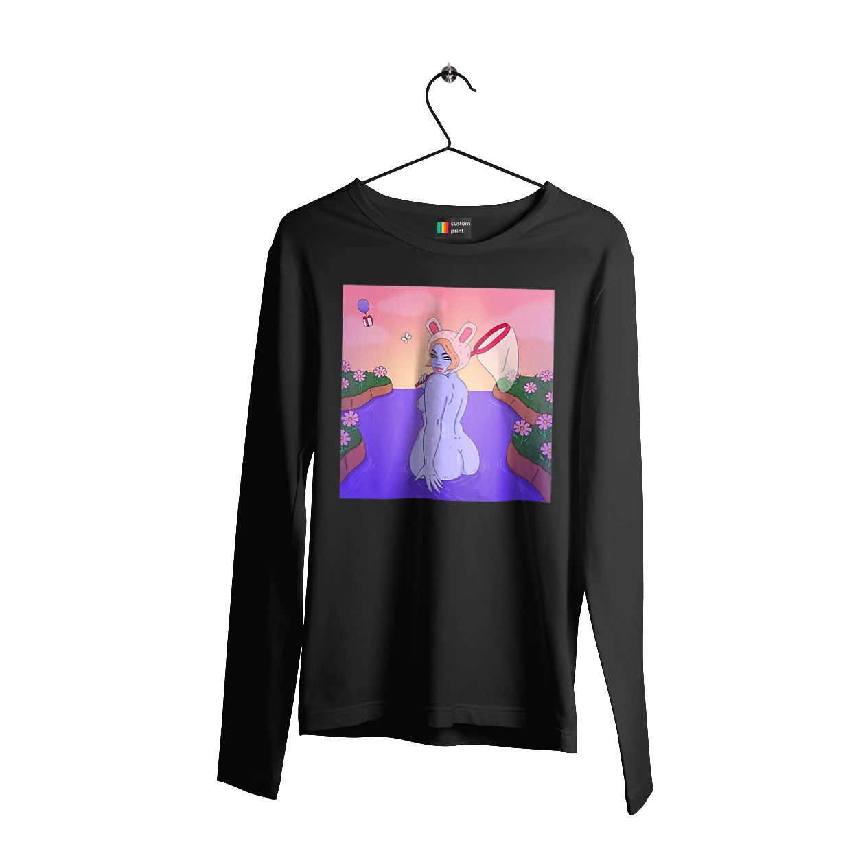 Purple Girl On The Hunt