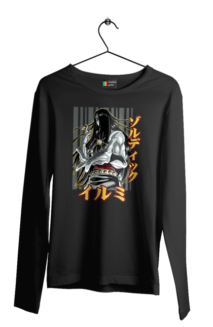 Men's longsleeve with prints Hunter × Hunter Illumi Zoldyck. Anime, hunter, hunter × hunter, hunter hunter, illumi, illumi zoldyck, manga, zoldyck. 2070702