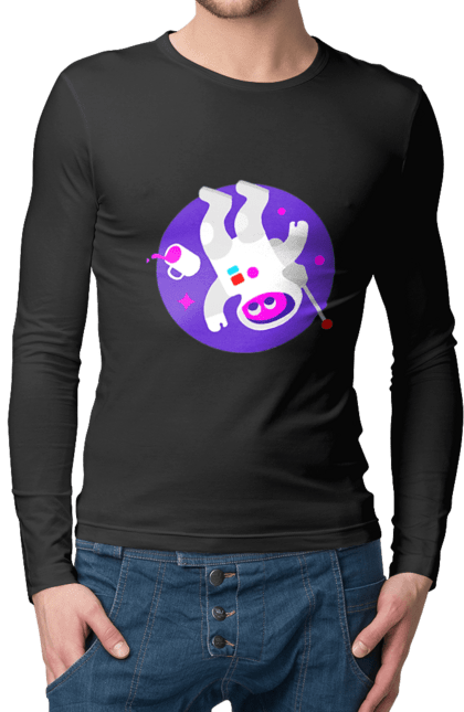 Чоловічий лонгслів з принтом "Космічний програміст". Angular, c, css, html, it, javascript, jquery, php, python, react, svelt, vue, айтишник, айті, гумор, код, кодувати, прогер, програміст, програмісти, ти ж, ти ж програміст, тиж програміст. 2070702