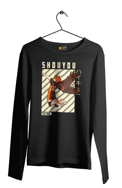 Men's longsleeve with prints Haikyu!! Hinata. Anime, haikyu, hinata, manga, shoyo hinata, sports anime, volleyball. 2070702