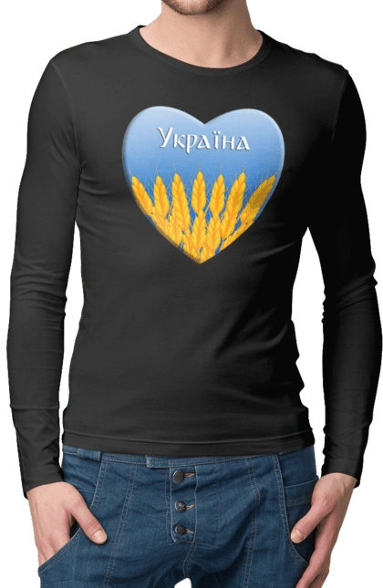 Серце з колосками Україна