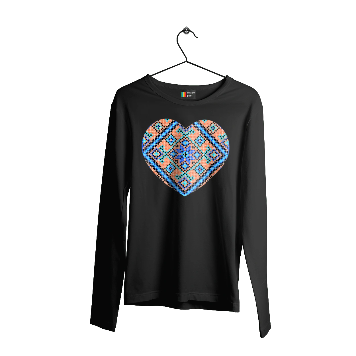 Серце вишивка