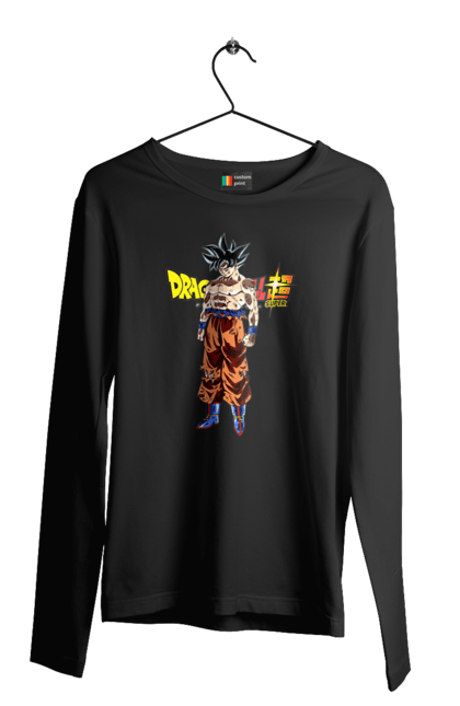 Чоловічій лонгслів з принтом "Перли дракона Сон Гоку". Dragon ball, manga, son goku, аніме, гоку, манга, перли дракона, сон гоку. 2070702