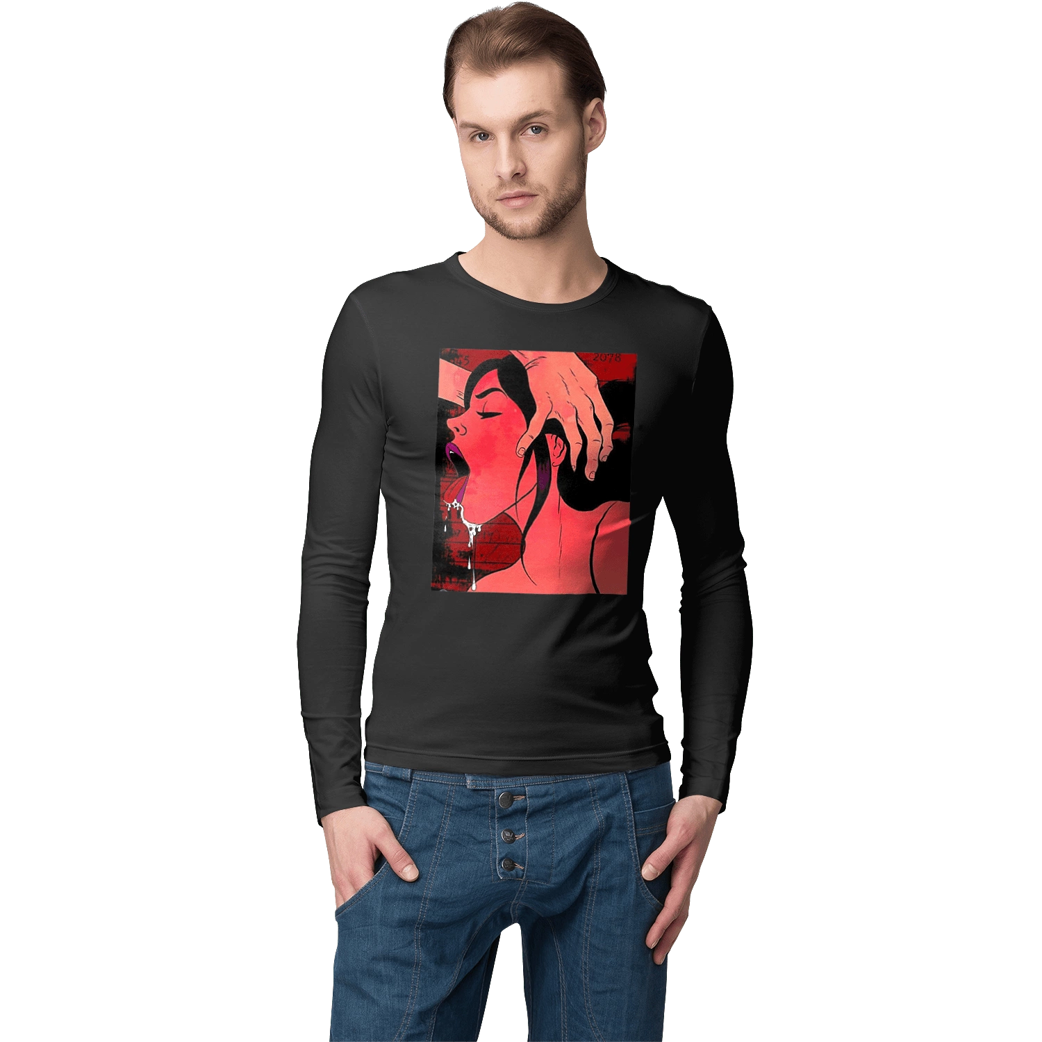 Дівчина Смокче Зі Слиною