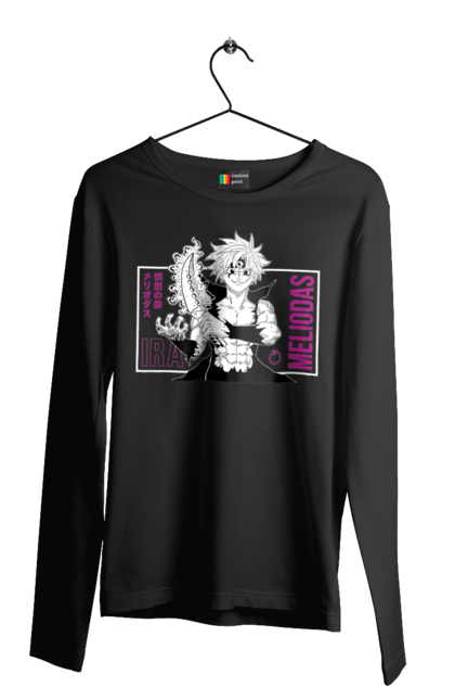 Men's longsleeve with prints Seven Deadly Sins Meliodas. Anime, dragon sin, manga, meliodas, seven deadly sins. 2070702