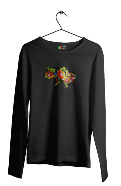 Men`s longsleeve with prints Spravzhnya Ukraine. Barvie, beauty, colors, kviti, leafing through, mood, petals, spravzhnya ukraine. 2070702