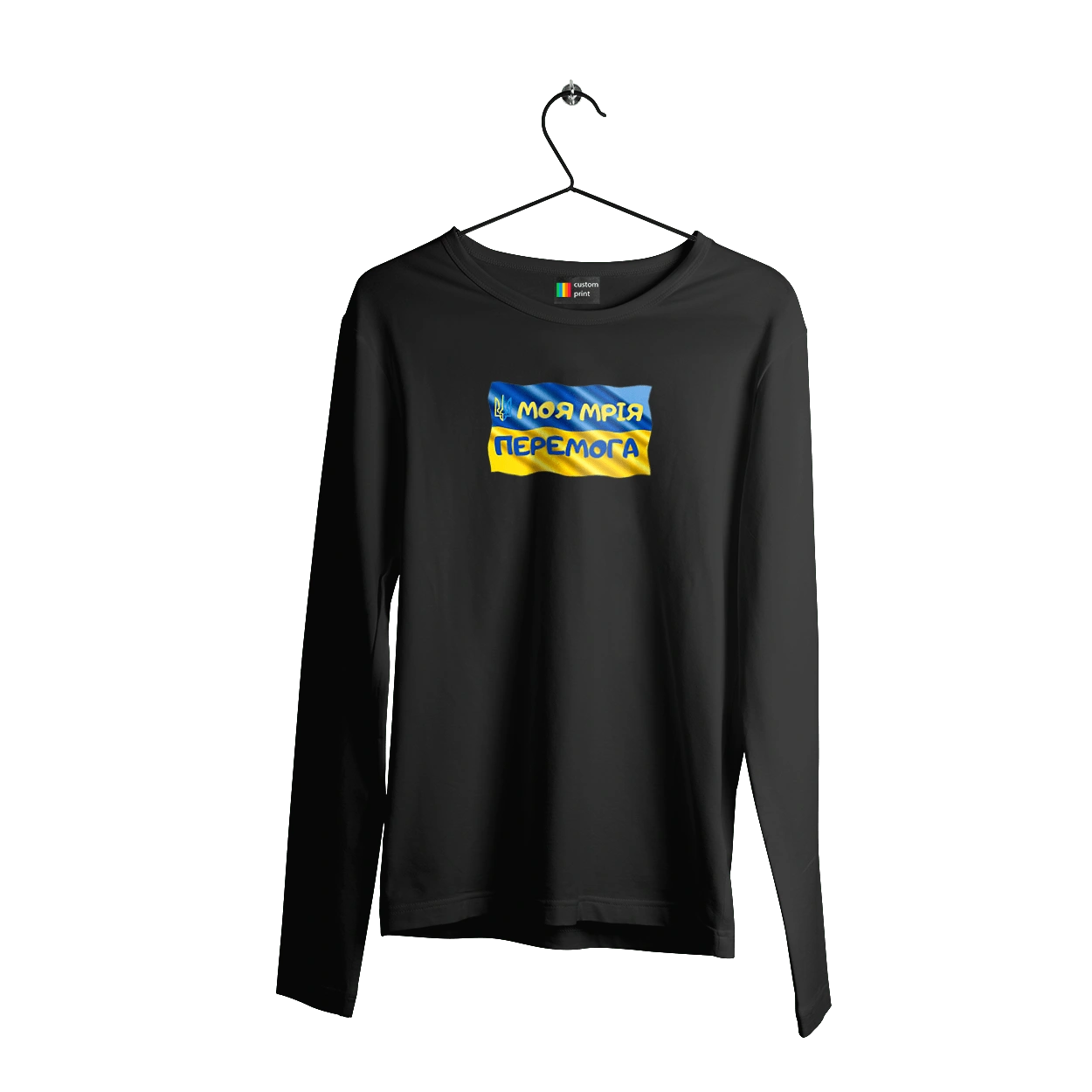 My dream is victory. the flag of Ukraine. Emblem of Ukraine