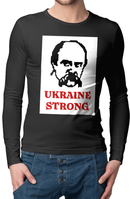 Men`s longsleeve with prints Taras Shevchenko 2070702