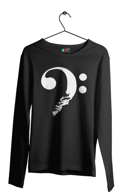 Чоловічий лонгслів з принтом "Череп (у чому сенс життя)". Життя, знак питання, лікар, лікарня, після смерті, сенс життя, смерть, череп, що далі. 2070702