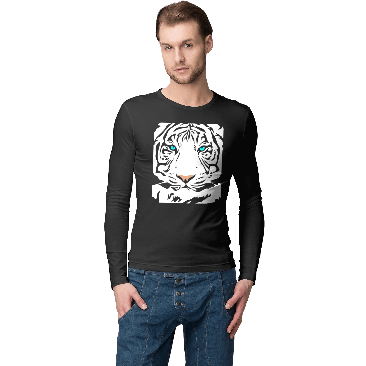 Тигр білий прозорий