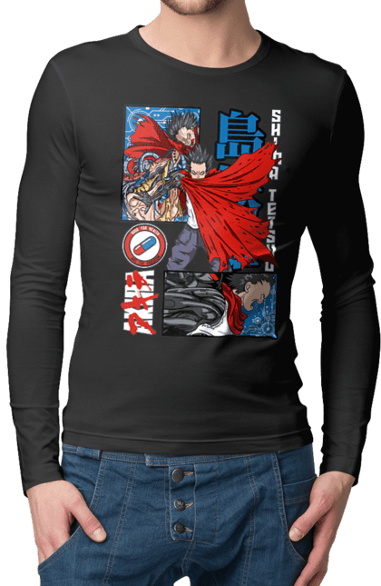 Men's longsleeve with prints Akira Tetsuo Shima. Akira, anime, cyberpunk, manga, tetsuo shima. 2070702