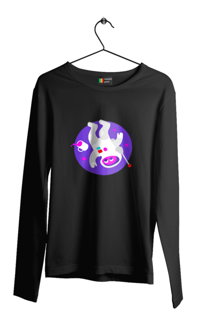 Чоловічий лонгслів з принтом "Космічний програміст". Angular, c, css, html, it, javascript, jquery, php, python, react, svelt, vue, айтишник, айті, гумор, код, кодувати, прогер, програміст, програмісти, ти ж, ти ж програміст, тиж програміст. 2070702