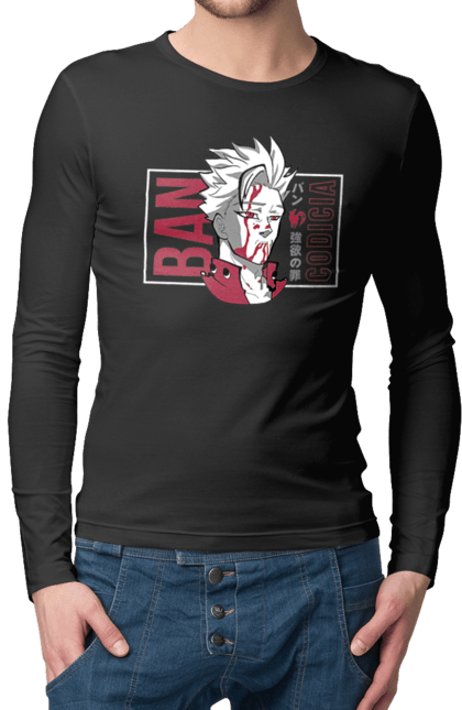 Men's longsleeve with prints Seven deadly sins Ban. Anime, ban, manga, seven deadly sins. 2070702