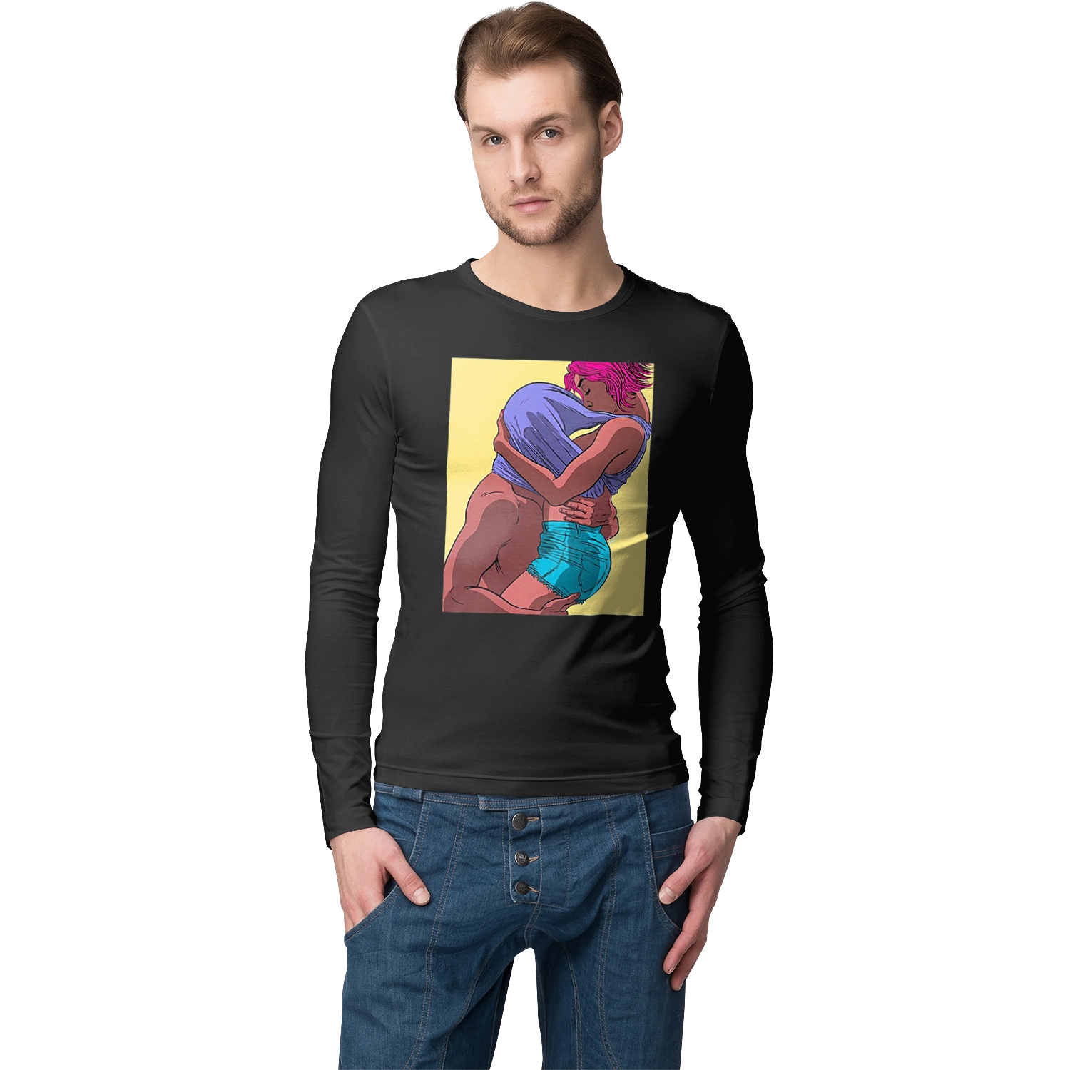 Чоловік Під Майкою У Дівчата