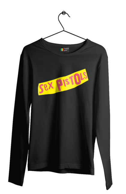 Men's longsleeve with prints Sex Pistols. Group, music, punk, punk revolution, punk rock, rock, sex pistols. 2070702