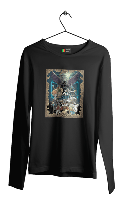 Чоловічий лонгслів з принтом "Легенда вокс машина". Вокс, вокс машина, машина, мультсериал, приключения, сериал, фентезі. 2070702