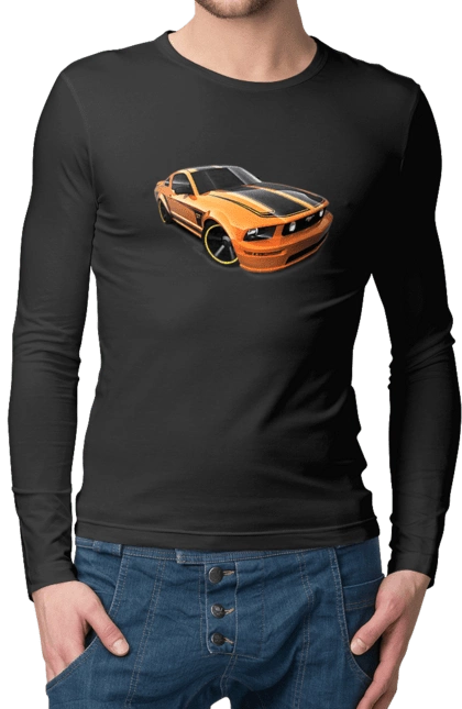 Orange, high speed car