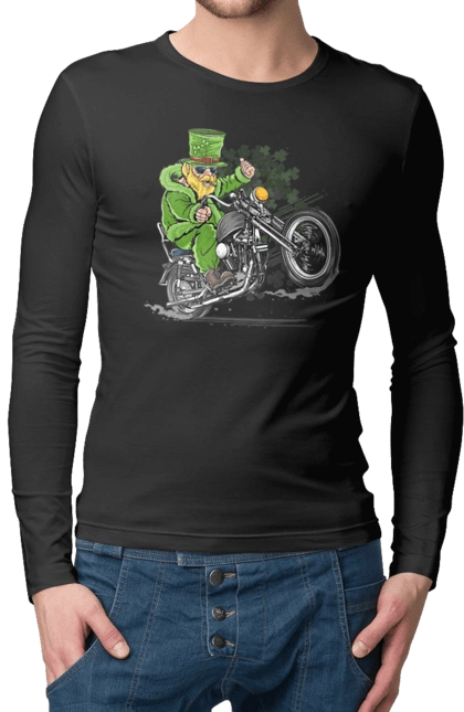 Patrick On A Motorcycle