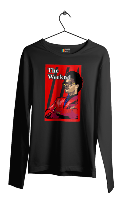 Men's longsleeve with prints The Weeknd. Actor, producer, singer, tesfaye, weeknd. 2070702