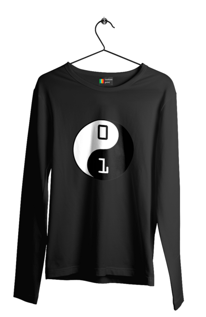 Чоловічий лонгслів з принтом "Інь Янь". Angular, c, css, html, it, javascript, jquery, php, python, react, svelt, vue, айтишник, айті, гумор, код, кодувати, прогер, програміст, програмісти, ти ж, ти ж програміст, тиж програміст. 2070702