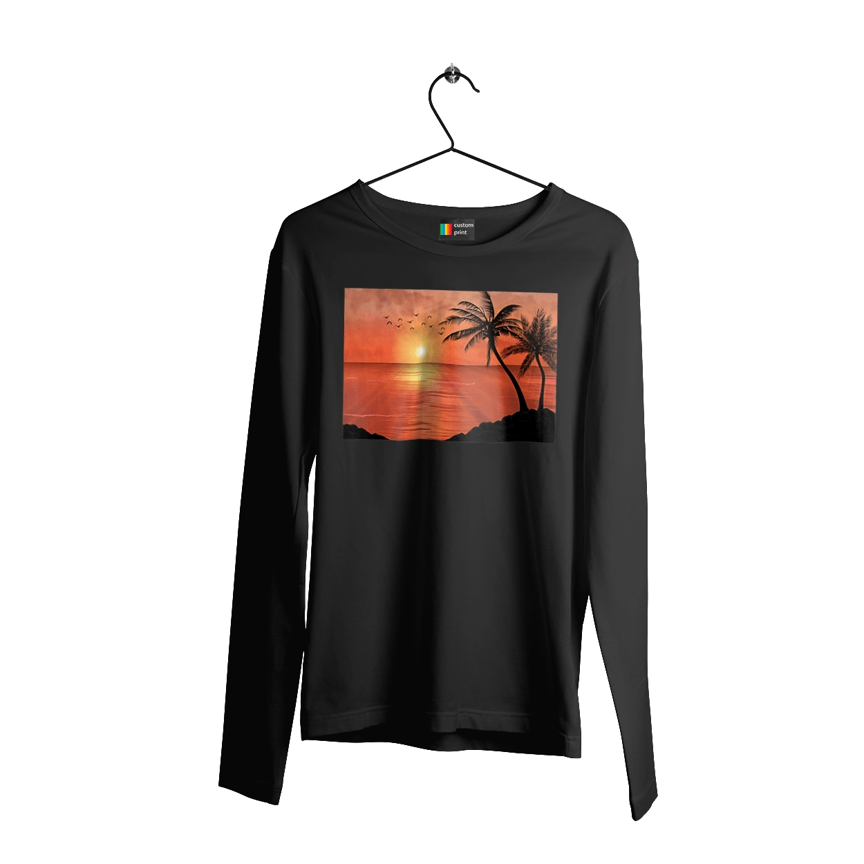 Захід Пальми Море