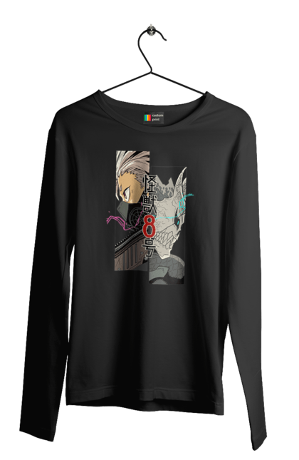 Men's longsleeve with prints Kaiju № 8 Gen Narumi. Anime, gen narumi, kaiju, kaiju 8, kaiju № 8, manga. 2070702