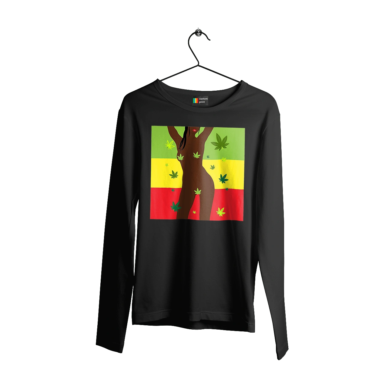 Гола Дівчина І Конопля