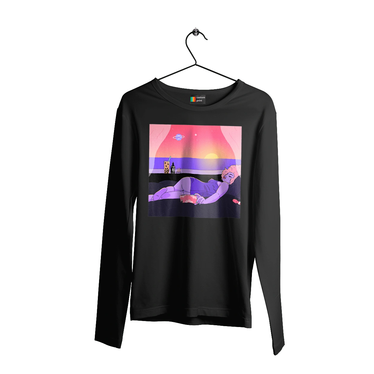 Фіолетова Дівчина На Відпочинку