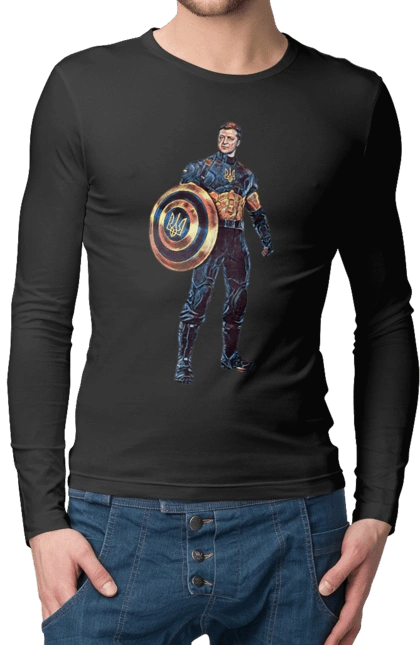 Captain Ukraine Zelensky art