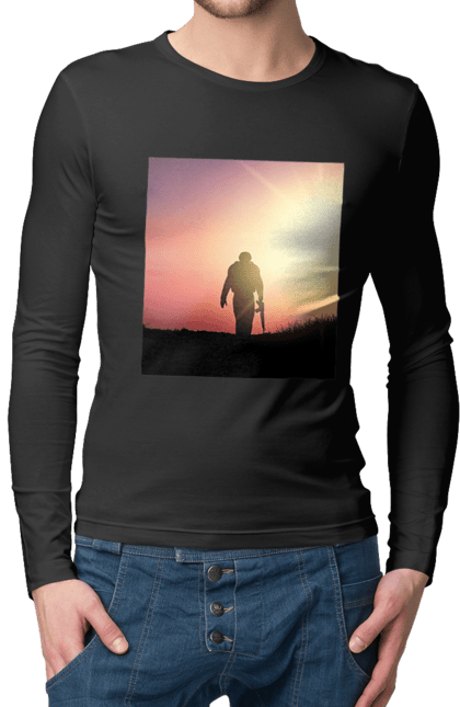 Чоловічий лонгслів з принтом "Патріот". Патриот, патриотизм, победа, украина, украинец. 2070702