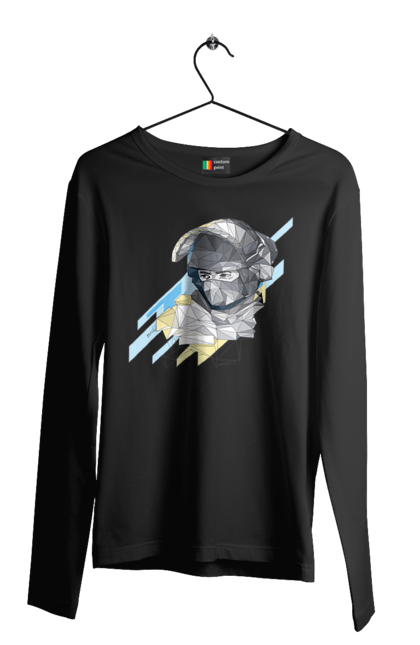 Чоловічий лонгслів з принтом "Слава збройним силам України". День захисника, день захистиць, марка, подяка, слава зсу, укрпошта. 2070702