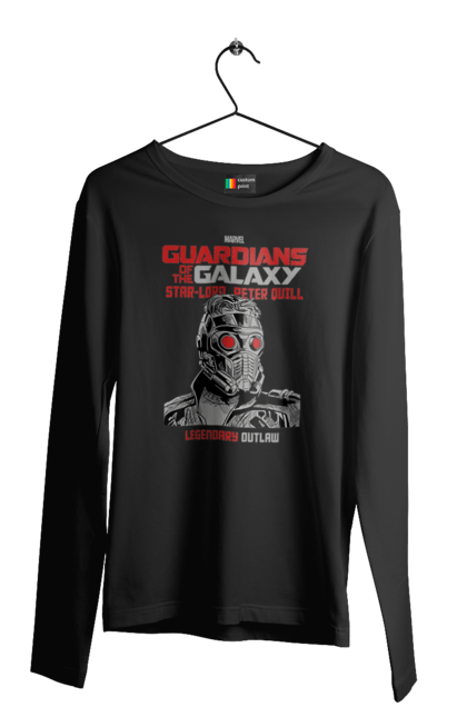 Men's longsleeve with prints Star Lord. Marvel, peter quill, peter quill, star lord, star-lord, starlord. 2070702