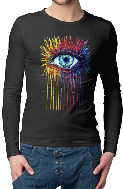 Colorful Flowing Eye