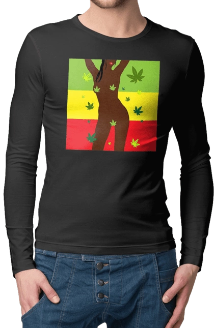 Гола Дівчина І Конопля